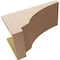Ekena Millwork 10"W x 20"D x 10"H Wide Moab Rough Cedar Woodgrain TimberThane Corbel, Primed Tan CORUR10X20X10MOARCPR - alternate 3